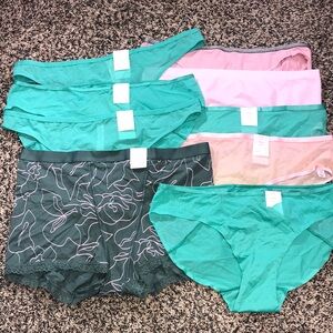 Auden Hanes Colorful Panty 9 Piece Bundle Woman’s Size XL (16) | NWT/NWOT